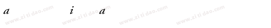 Adobe Garamond Italic Alternate字体转换